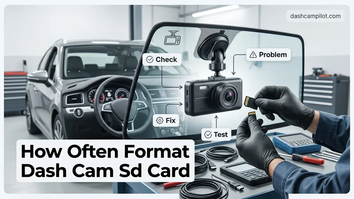 How Often Format Dash Cam Sd Card How Often to Format 2026